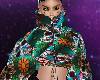 BOMBER SKULLS&FLOWERS