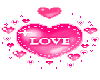 Love animated in pink