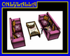 Pink Dream Couch Set