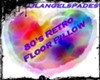 80's retro floor pillows