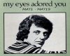 My Eyes Adored You song