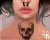 • Neck Tatto Skull
