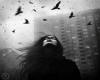 T Cutout Rain Sadness