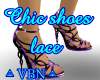 Chic shoes lace Pu