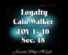 Loyalty - Cain Walker