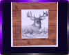 Framed deer art1