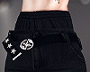 Y2k black Baggy Rip