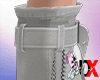 Skull Boots Grey