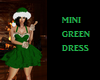 Ms.Santa green mini dres