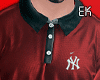 Red athletic jacket