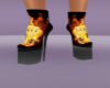 flaming heels