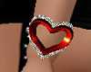 Red Heart Bracelet L