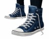 BLUE High Top Sneakers