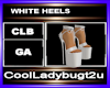 WHITE HEELS