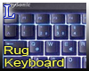 Keyboard rug