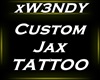 Custom Jax Neck TATTOO