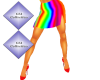 *C* Rainbow skirt