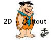 Fred Flintstone 2d Cutot