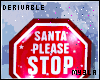 Santa Stop Sign 02