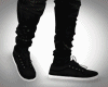 Light black shoes