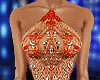 !Orange Luxury Gown