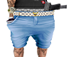 glock denim shorts