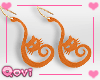 Cats Chocolate Earrings