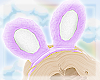 #purple bunny ears☆