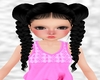 KIDS BLACK BRAIDED HAIR