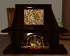 Brown Fire place