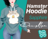 Hamster Hoodie Sapphire