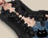 0123 Frill Sweater Black