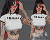 N. IDGAF w/ tattoo