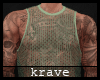[K] MESH TANK W TATTOOS