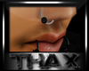 Thax~NoseRingSlvr-Blk(R)
