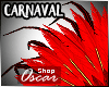 !C Carnaval Red Feathers