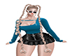 Sabrina ring top blue