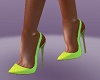 2 tone lime heels