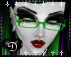 {D} Pin-Up Glasses GREEN