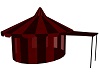 Deep red Party tent