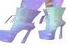 purpleblue sparkle boots