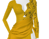 NYE Mustard Dress - Mel