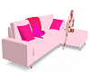 Pink Sitting Couch