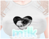 Milk * Heart Eye Tshirt