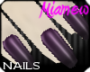 ~mm~Purple Glam Nails