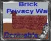 Brick Privacy Wall