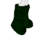 Green Fur Boots