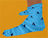 Shark Fin Socks flat (F)