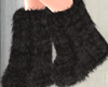 Black Furry Boots