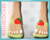 ~kids~strawberry sandals
